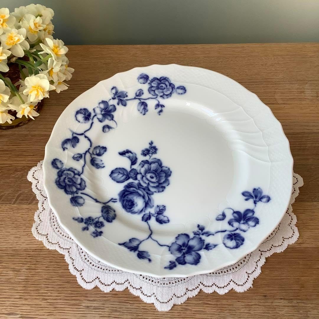 リチャードジノリ ブルーローズ プレート3種セット、4枚 リチャード